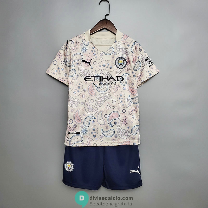 Maglia Manchester City Bambino Gara Third 2020/2021