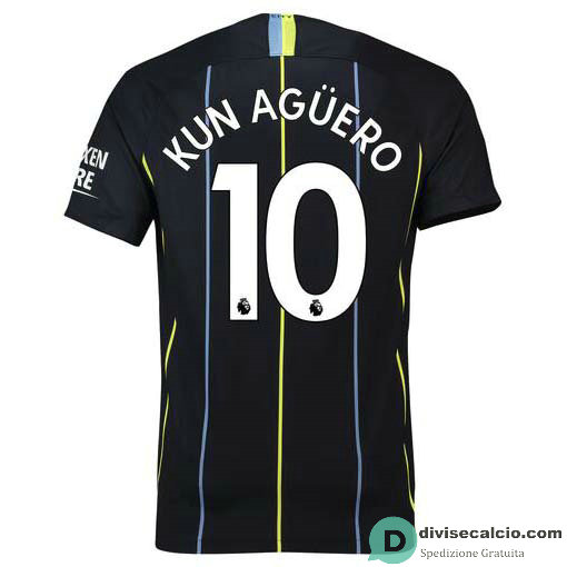 Maglia Manchester City Gara Away 10#KUN AGUERO 2018-2019