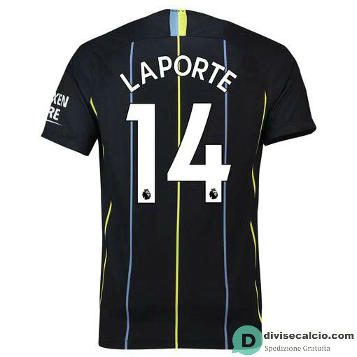 Maglia Manchester City Gara Away 14#LAPORTE 2018-2019