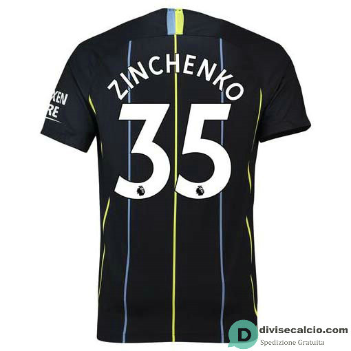 Maglia Manchester City Gara Away 35#ZINCHENKO 2018-2019