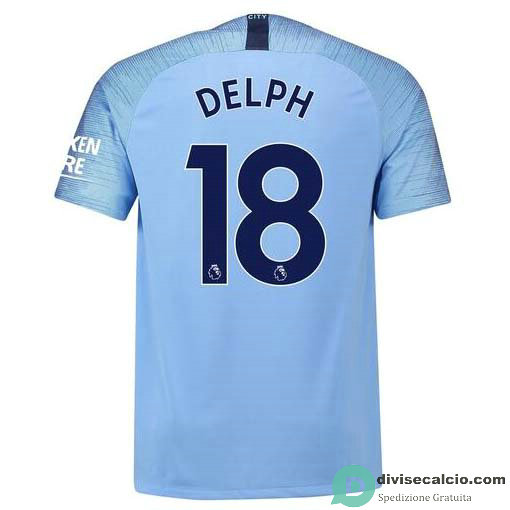 Maglia Manchester City Gara Home 18#DELPH 2018-2019