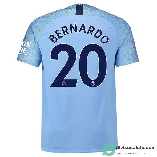 Maglia Manchester City Gara Home 20#BERNARDO 2018-2019