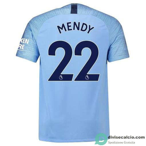 Maglia Manchester City Gara Home 22#MENDY 2018-2019