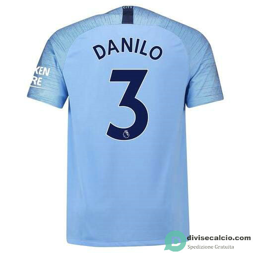 Maglia Manchester City Gara Home 3#DANILO 2018-2019