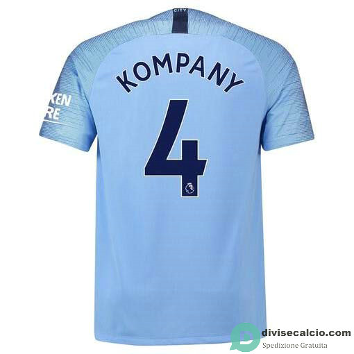 Maglia Manchester City Gara Home 4#KOMPANY 2018-2019