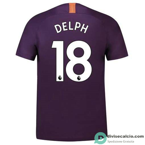 Maglia Manchester City Gara Third 18#DELPH 2018-2019