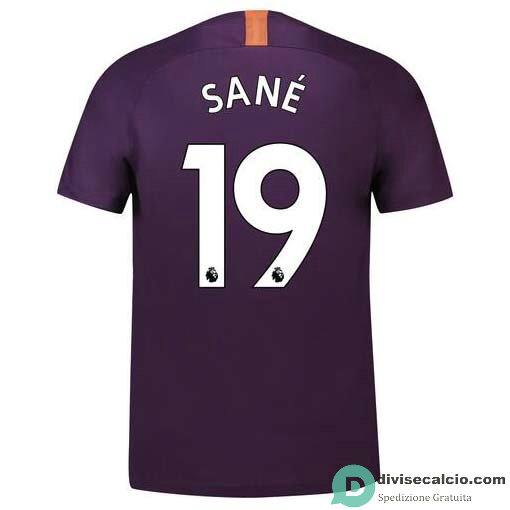 Maglia Manchester City Gara Third 19#SANE 2018-2019