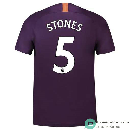 Maglia Manchester City Gara Third 5#STONES 2018-2019