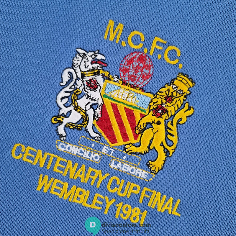 Maglia Manchester City Retro Gara Home 1981/1982