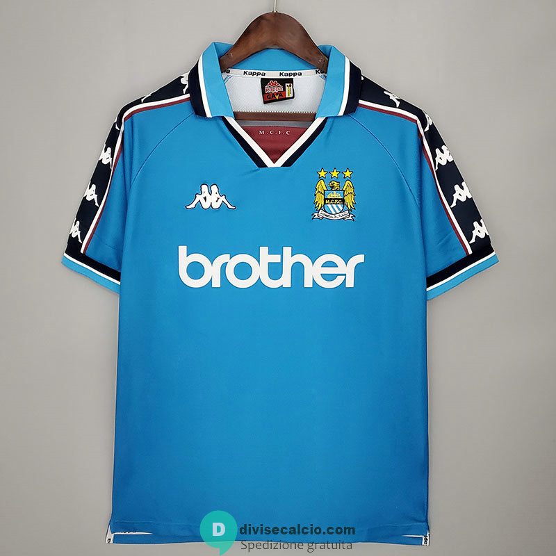 Maglia Manchester City Retro Gara Home 1997/1999