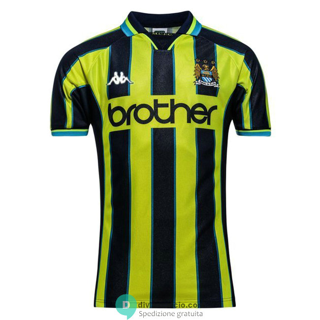 Maglia Manchester City Retro Gara Home 1998 1999