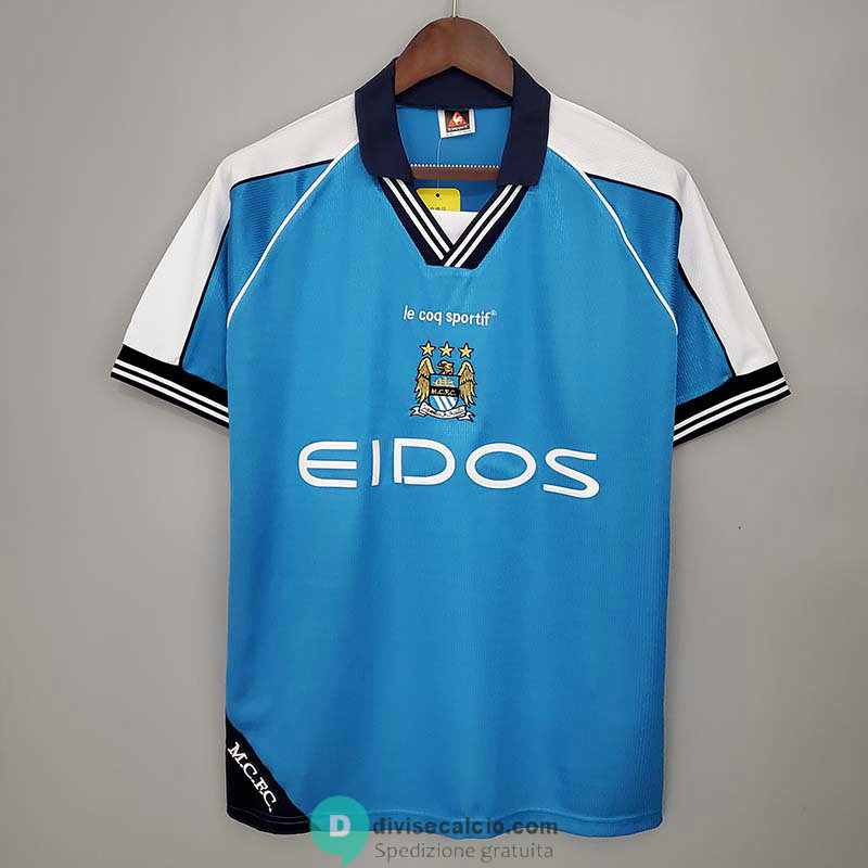 Maglia Manchester City Retro Gara Home 1999/2001