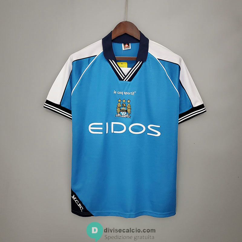 Maglia Manchester City Retro Gara Home 1999/2001