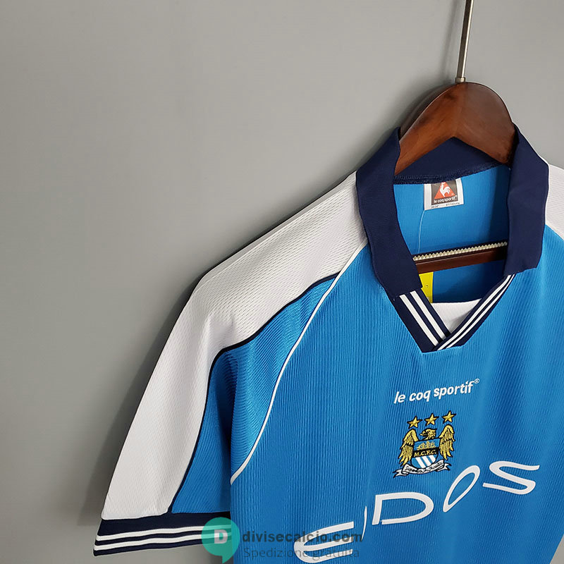 Maglia Manchester City Retro Gara Home 1999/2001