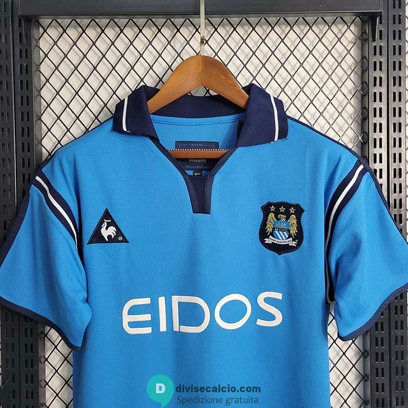 Maglia Manchester City Retro Gara Home 2001/2002