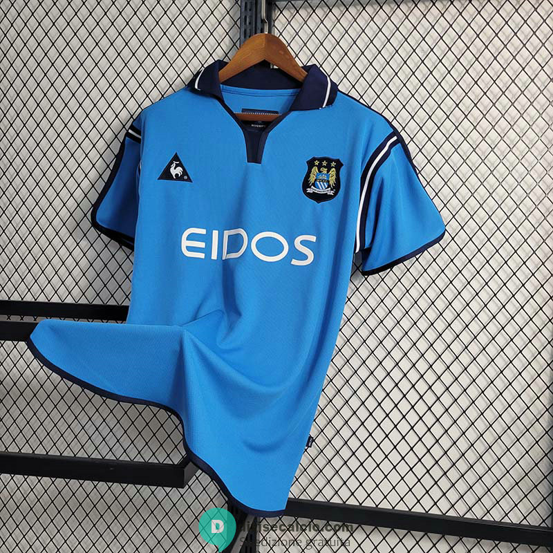 Maglia Manchester City Retro Gara Home 2001/2002