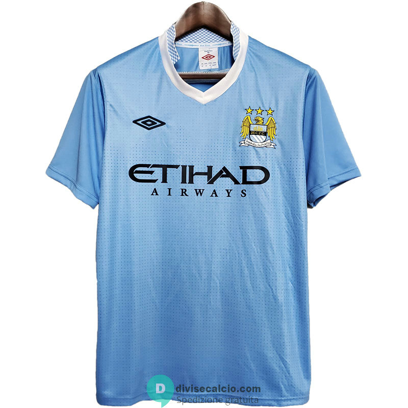 Maglia Manchester City Retro Gara Home 2011 2012