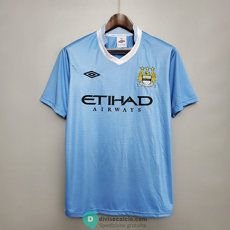 Maglia Manchester City Retro Gara Home 2011 2012