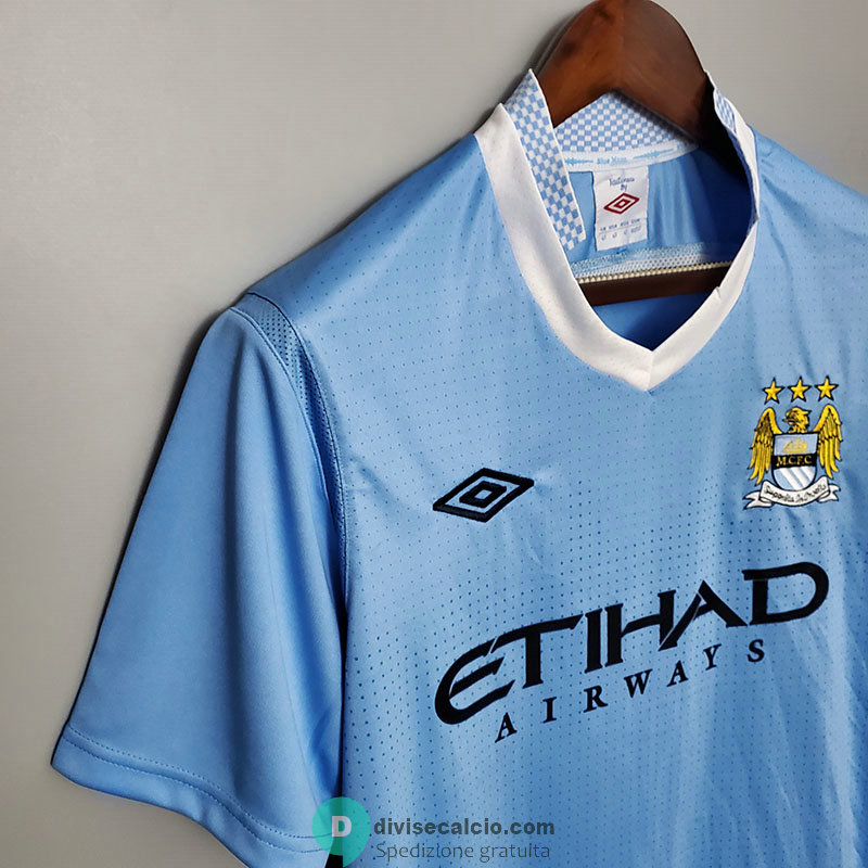 Maglia Manchester City Retro Gara Home 2011 2012