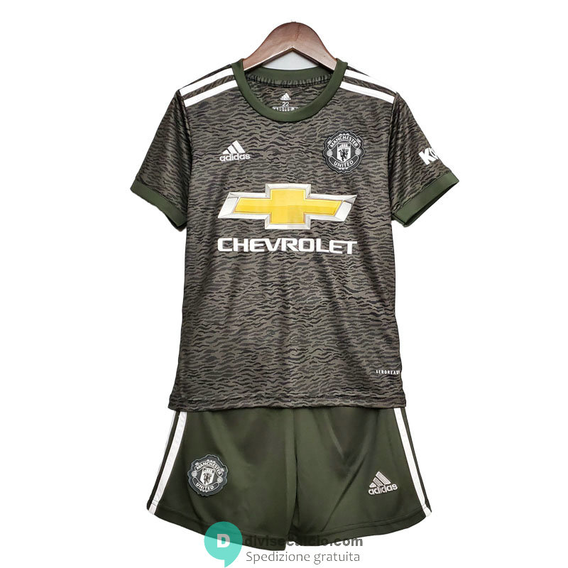 Maglia Manchester United Bambino Gara Away 2020/2021