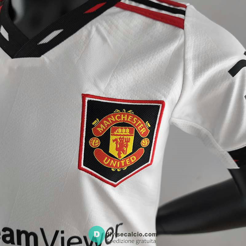 Maglia Manchester United Bambino Gara Away 2022/2023