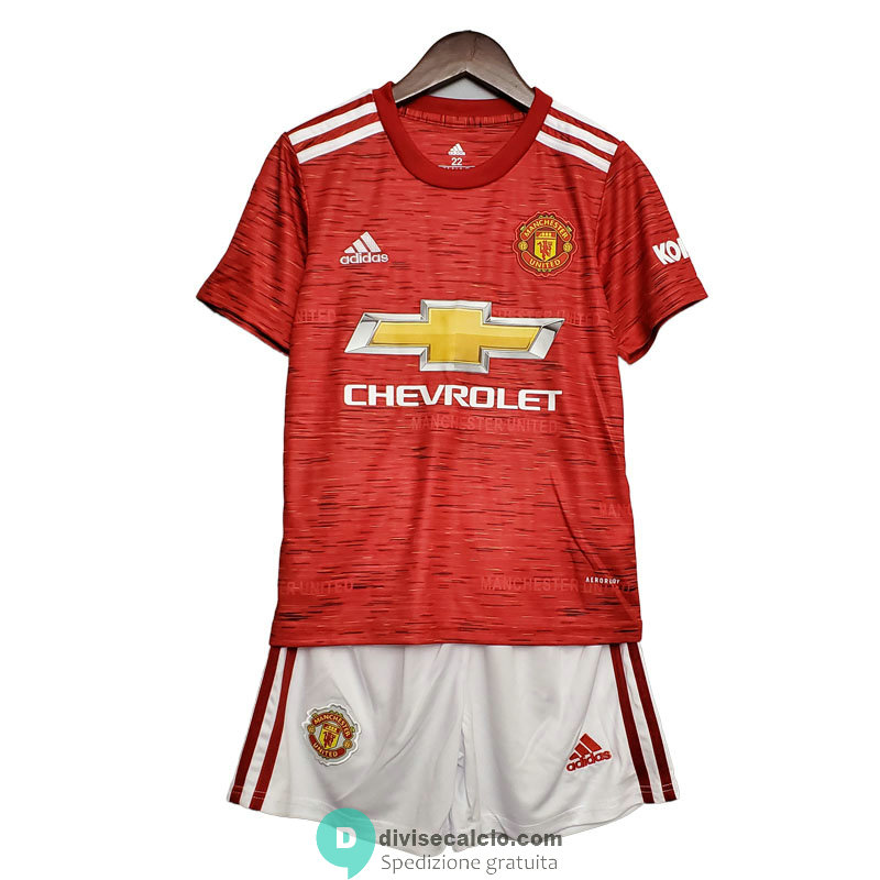 Maglia Manchester United Bambino Gara Home 2020/2021