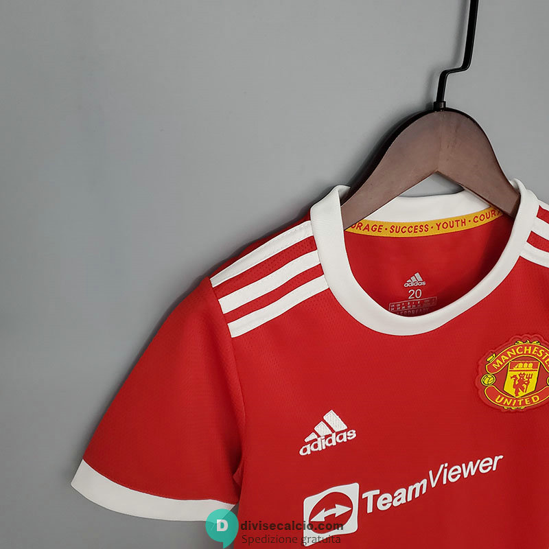 Maglia Manchester United Bambino Gara Home 2021/2022