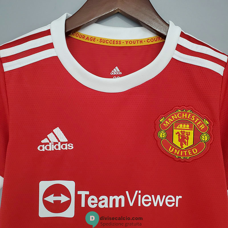 Maglia Manchester United Bambino Gara Home 2021/2022