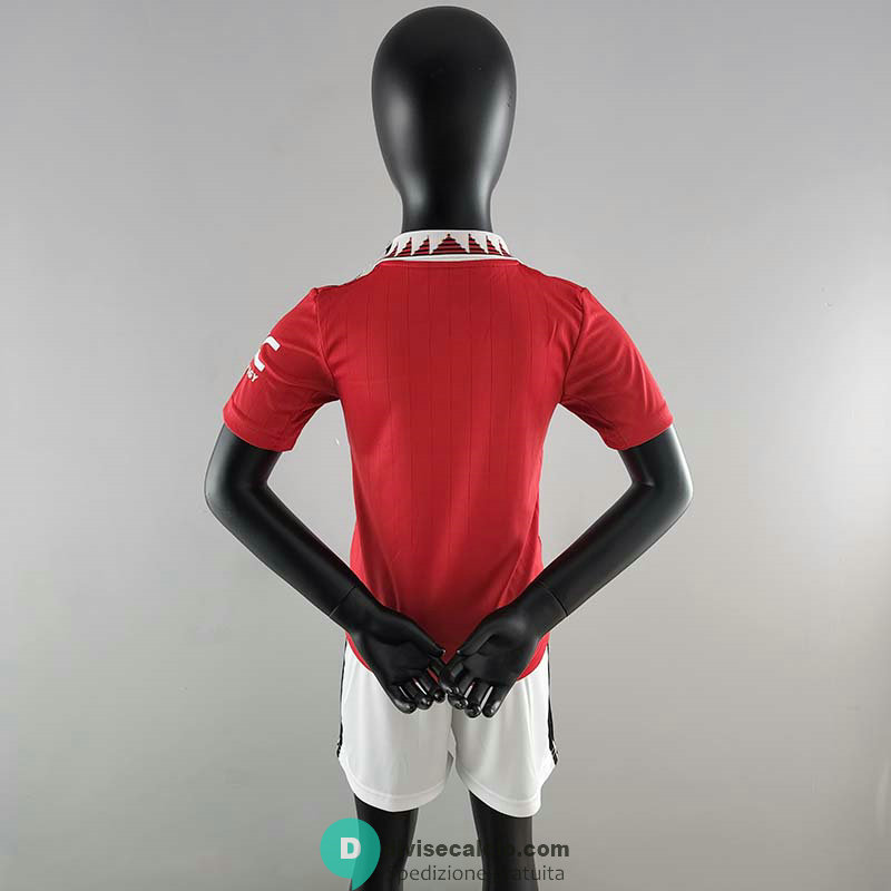 Maglia Manchester United Bambino Gara Home 2022/2023