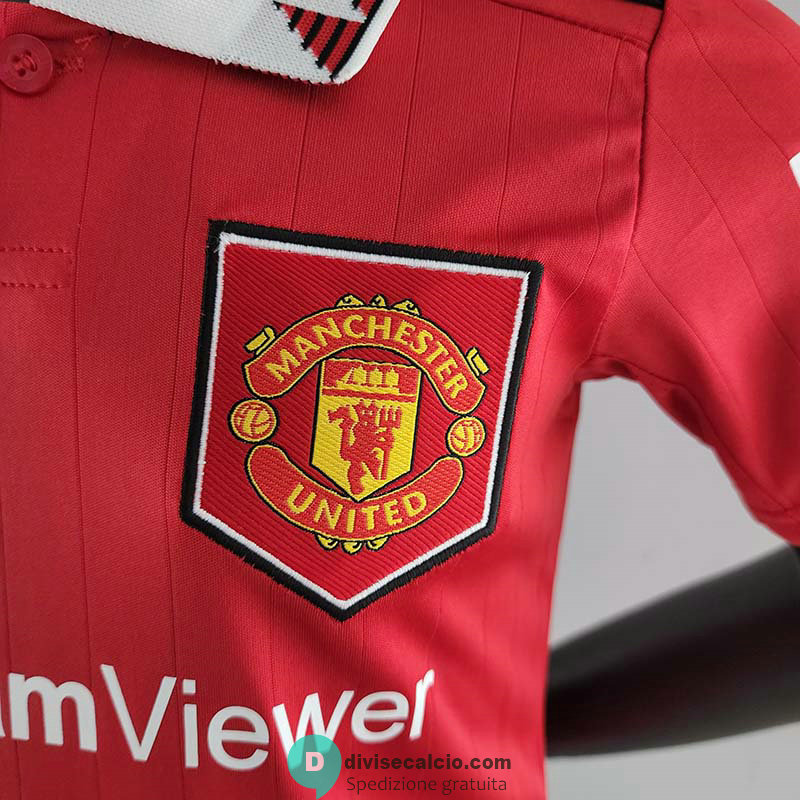 Maglia Manchester United Bambino Gara Home 2022/2023