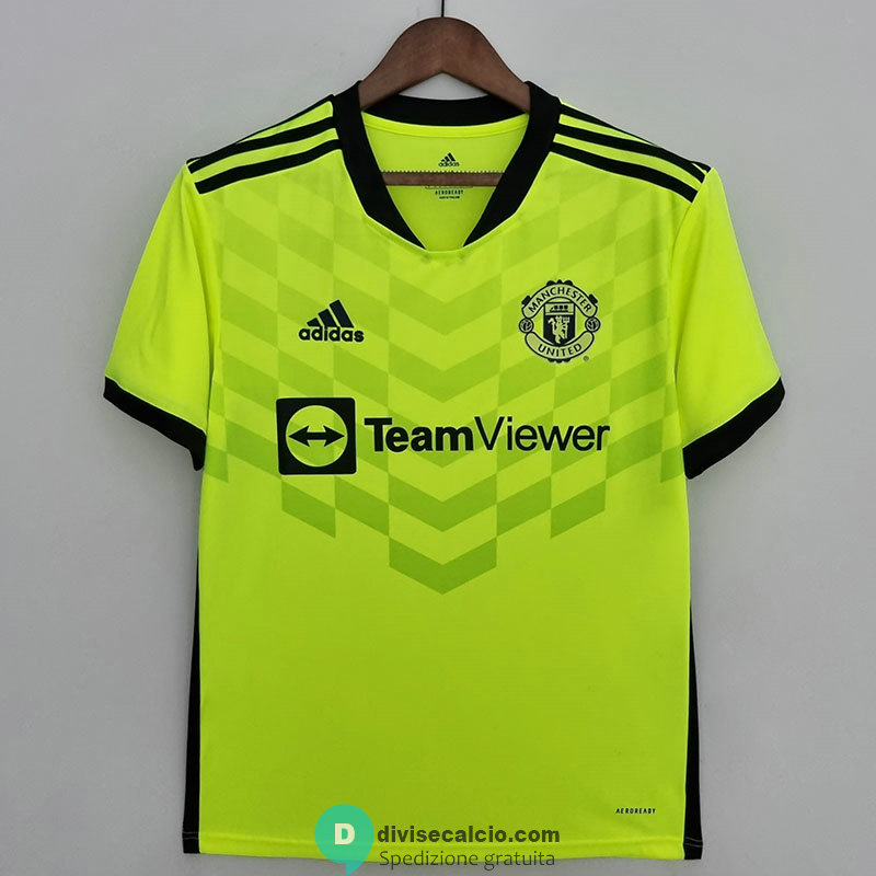 Maglia Manchester United Fluorescent Green 2022/2023