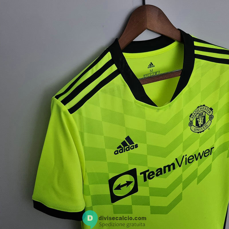 Maglia Manchester United Fluorescent Green 2022/2023