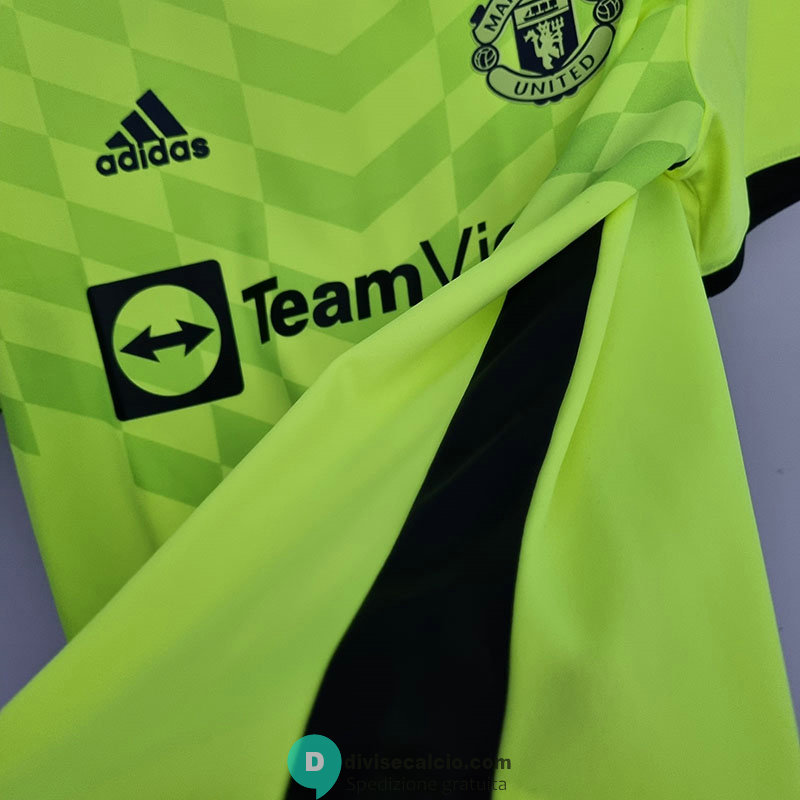 Maglia Manchester United Fluorescent Green 2022/2023