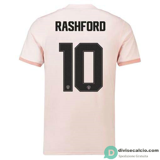 Maglia Manchester United Gara Away 10#RASHFORD Cup Printing 2018-2019