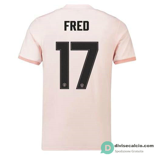 Maglia Manchester United Gara Away 17#FRED Cup Printing 2018-2019