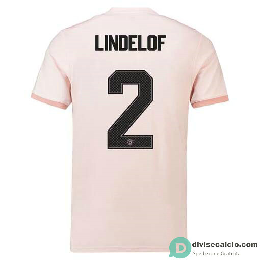 Maglia Manchester United Gara Away 2#LINDELOF cup 2018-2019