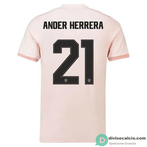 Maglia Manchester United Gara Away 21#ANDER HERRERA Cup Printing 2018-2019