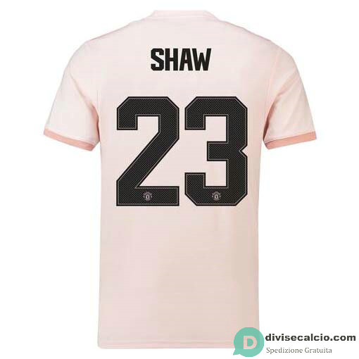 Maglia Manchester United Gara Away 23#SHAW Cup Printing 2018-2019