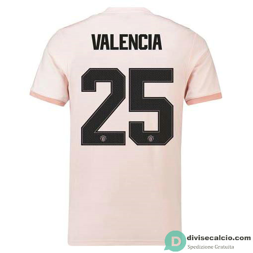 Maglia Manchester United Gara Away 25#VALENCIA Cup Printing 2018-2019
