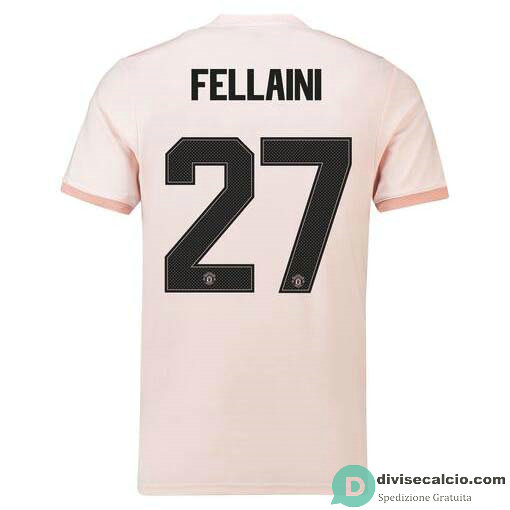 Maglia Manchester United Gara Away 27#FELLAINI Cup Printing 2018-2019