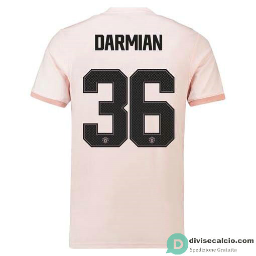 Maglia Manchester United Gara Away 36#DARMIAN Cup Printing 2018-2019