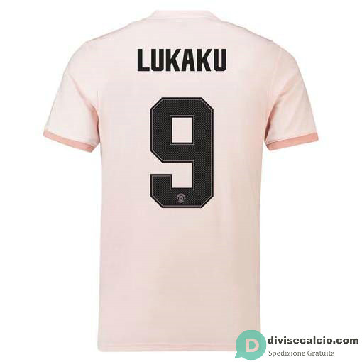 Maglia Manchester United Gara Away 9#LUKAKU Cup Printing 2018-2019