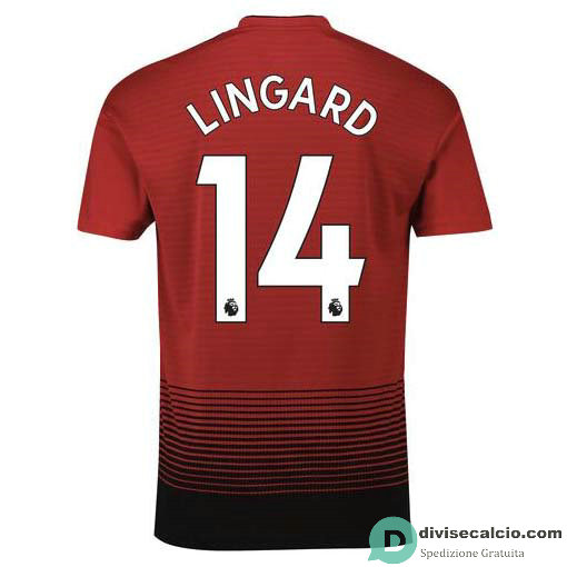 Maglia Manchester United Gara Home 14#LINGARD 2018-2019