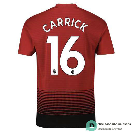 Maglia Manchester United Gara Home 16#CARRICK 2018-2019