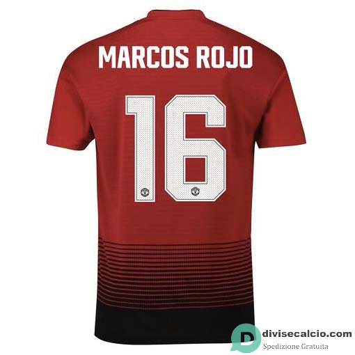 Maglia Manchester United Gara Home 16#CARRICK Cup Printing 2018-2019