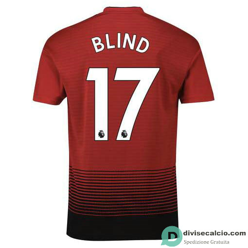 Maglia Manchester United Gara Home 17#BLIND 2018-2019