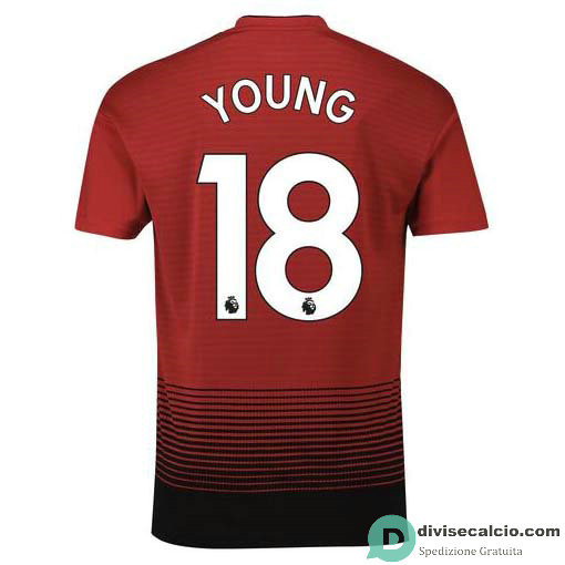 Maglia Manchester United Gara Home 18#YOUNG 2018-2019