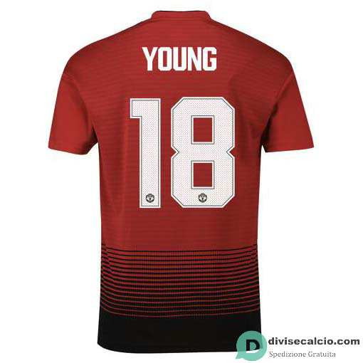 Maglia Manchester United Gara Home 18#YOUNG Cup Printing 2018-2019