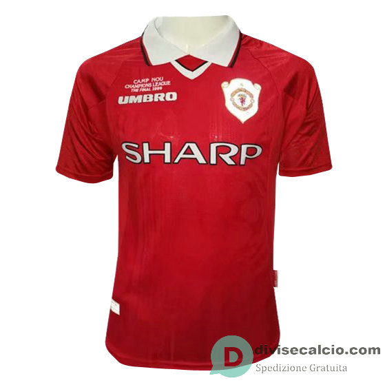 Maglia Manchester United Gara Home 1999 2000