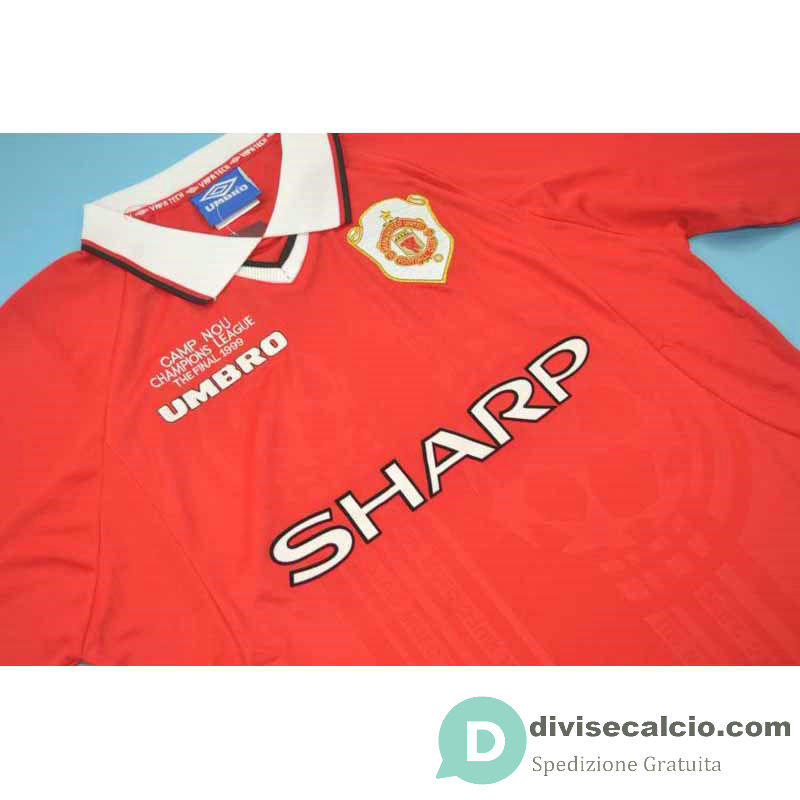 Maglia Manchester United Gara Home 1999 2000